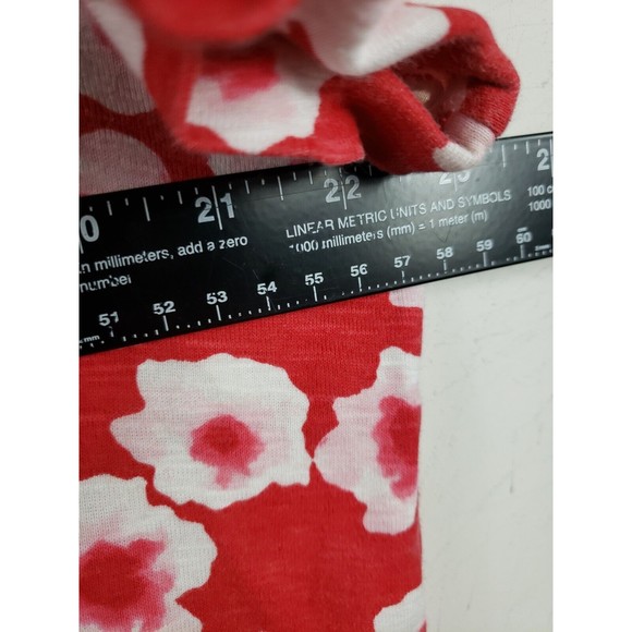 Philosophy 2XL Women's Short Sleeve V-Neck Shirt Ditsy Floral pima Cotton Blouse - Picture 4 of 6